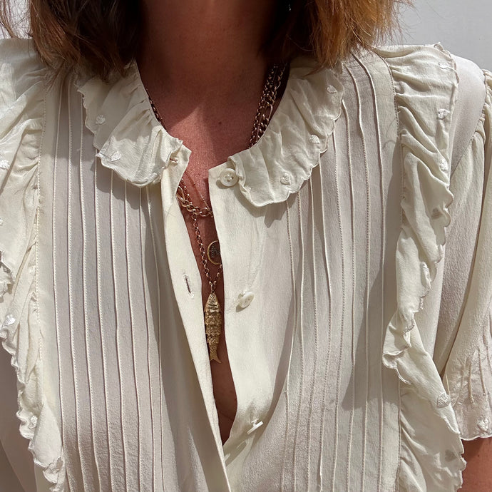 Vintage silk blouse