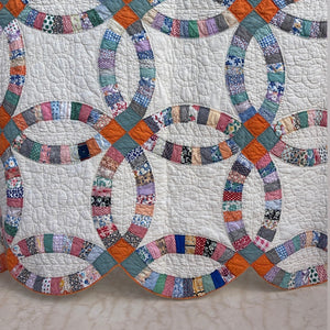 Vintage Wedding Ring Patchwork Quilt